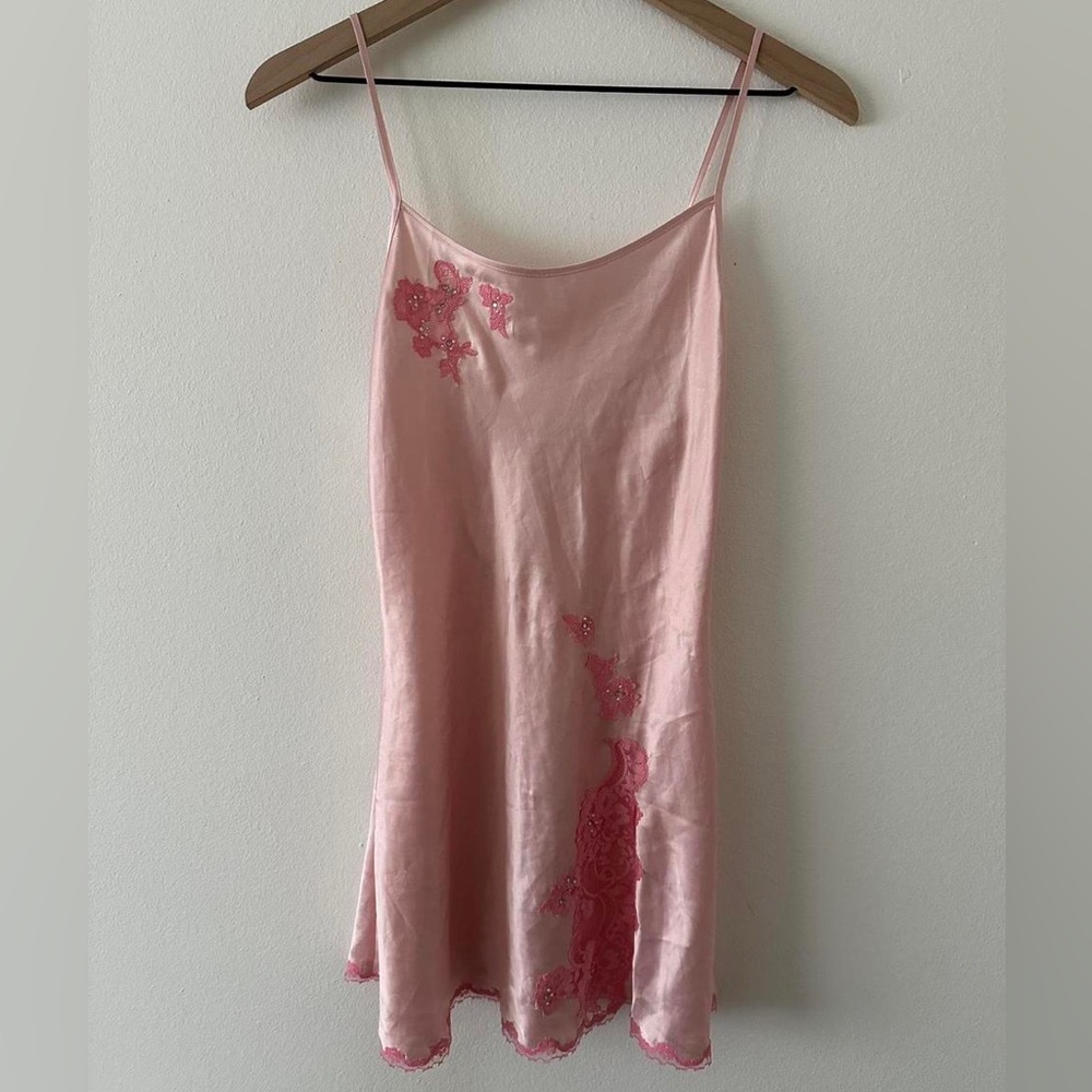 SOLD❣️Vintage Victoria Secret Madison Beer Satin Slip Dress